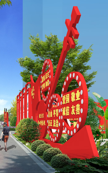 黨建文化墻設(shè)計為何莊重、有文化底蘊(yùn)？